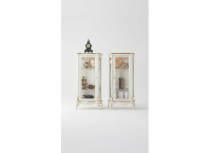 Wooden Showcase High-Quality Showcase Classic Furniture Design White Display Cabinets