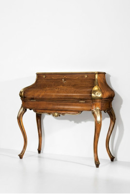 Design Luxury Brown Console Table Bedroom Furniture Vanity Table Wood
