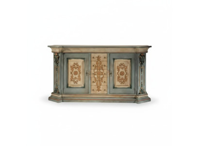 Classic Solid Wood Sideboard Luxury Dresser Buffet Living Room Furniture