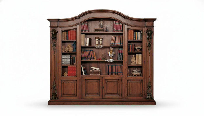 Classic Brown Bookshelf Office Furniture Shelves Design Shelf Cabinet