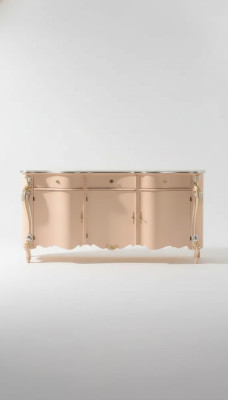 Sideboard dresser luxury beige cabinets wood wooden cabinet cabinet 200x57x100
