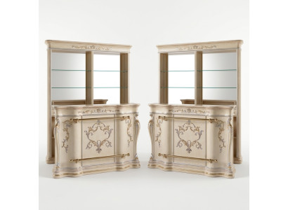Classic bar counter luxury bar cabinet designer furniture solid wood display cabinet bar