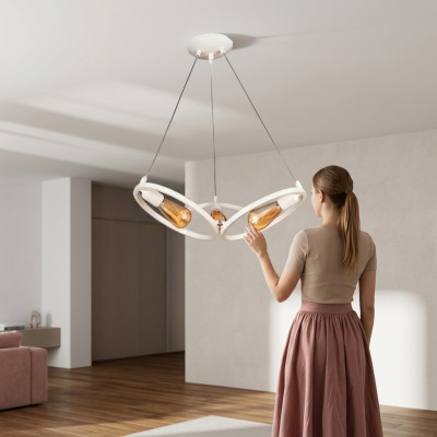 Ceiling chandelier pendant light ceiling lamp lamp modern white new