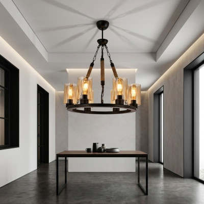 Lamps Ceiling Lamp Ceiling Light Chandelier Chandelier Glass Black New