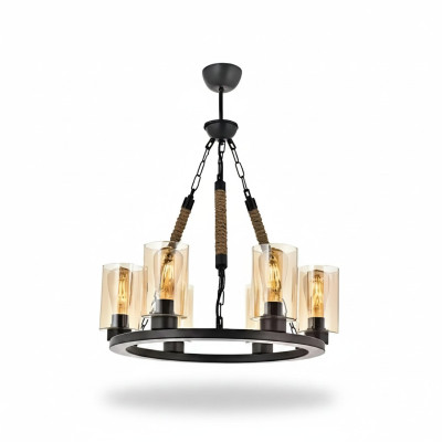 Lamps Ceiling Lamp Ceiling Light Chandelier Chandelier Glass Black New
