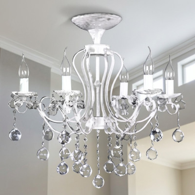 Chandelier Crystal Ceiling Light Chandelier Ceiling Lamp Lamps White