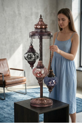 Table lamp table light lamp lights luxury multicolored lamps glass