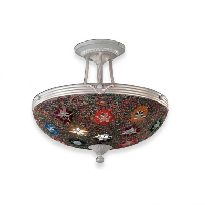 Chandelier Ceiling Light Ceiling Lamp Lamps Glass Multicolored