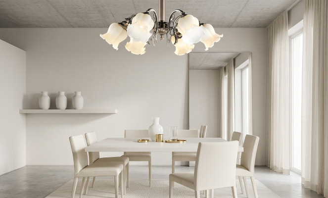 Chandeliers Ceiling Lights Ceiling Lamp Lamps Silver Beige