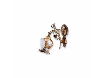 Wall lamp wall lights flower wall light chandelier wall lamp brown glass