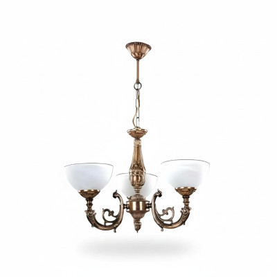 Ceiling light antique chandelier ceiling lamp glass gold