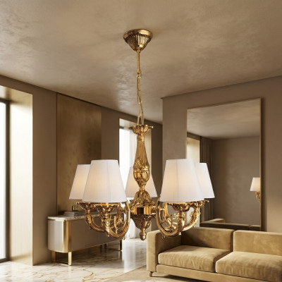 Chandelier Ceiling Light Ceiling Lamp Lamps Zinc Gold Art