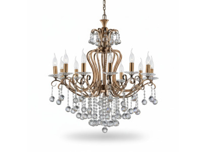 Luxury ceiling chandelier crystal gold ceiling lamp 88x100