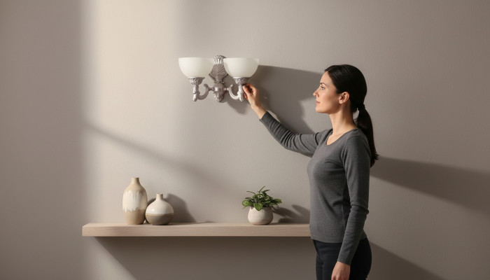 Wall lamp chandelier wall lights white glass