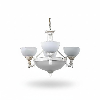 Chandelier Ceiling Light Modern Ceiling Lamp White Glass Lamps