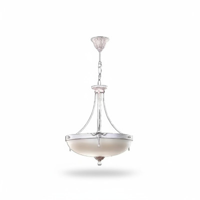 Chandelier Ceiling Light Fixture Modern Ceiling Lamp Beige Glass Lamps
