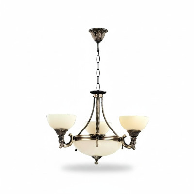 Chandelier ceiling light crystal ceiling lamp glass beige lamps new