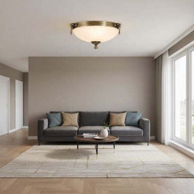 Lamps Chandeliers Ceiling Lamp Ceiling Light Chandelier Glass White Style