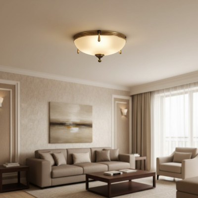 Chandelier Ceiling Light Lamp Ceiling Lamp Chandelier Glass Beige Art