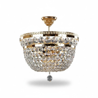 Chandelier Luxury Ceiling Light Ceiling Chandelier Gold Crystal Art