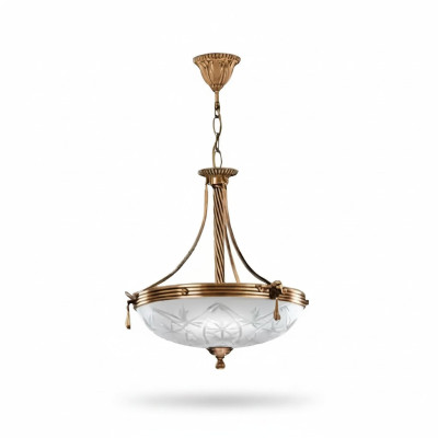 Chandelier Ceiling Lamp Lustre Ceiling Light Lamp Glass Grey Gold