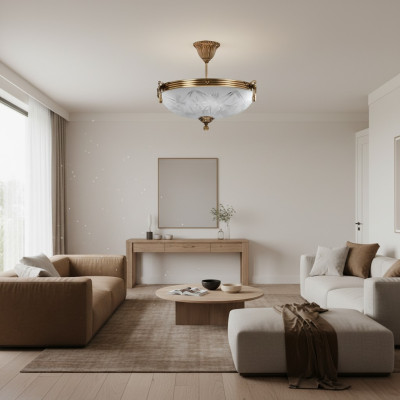 Chandelier Ceiling Lamp Ceiling Light Lamp Chandelier Glass Gold Gray