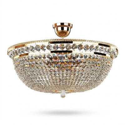 Round crystal light ceiling lamp luxury chandelier ceiling light gold chandelier