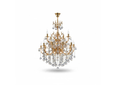 Ceiling chandelier luxury chandelier ceiling lamp gold crystal 75x125