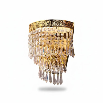 Chandelier Ceiling Light Luxury Gold Crystal Chandelier Ceiling Lamp Art