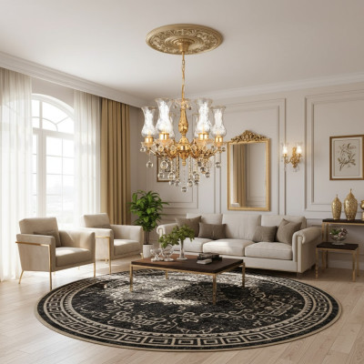 Ceiling lamp ceiling chandelier gold chandelier crystal lamp