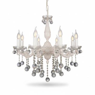 Chandelier Ceiling Light Beige Ceiling Lamp Crystal Lamp