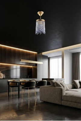 Lamp ceiling light chandelier gold ceiling lamp chandelier crystal