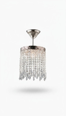 Chandelier Ceiling Light Silver Ceiling Lamp Crystal Lamp