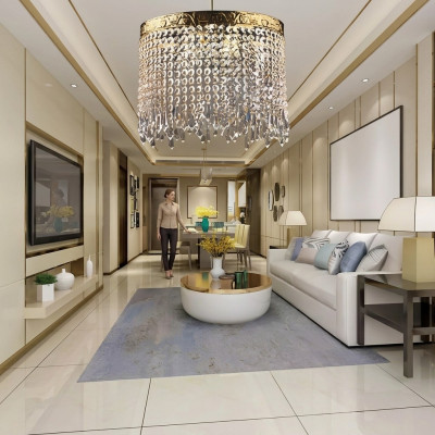 Ceiling chandelier gold ceiling light crystal lamp chandelier