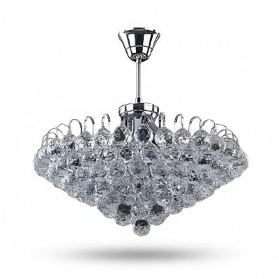 Chandelier Ceiling Light Silver Ceiling Lamp Crystal Lamp