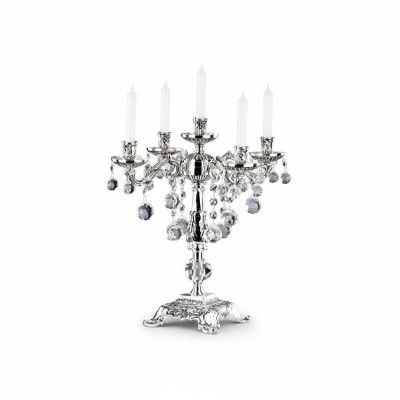 Candlestick Candle Holder Candelabra Candle Holder Elegant Silver Art