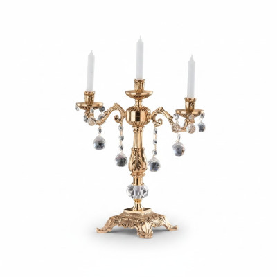 Candlestick candelabra candle holder table candle holder gold