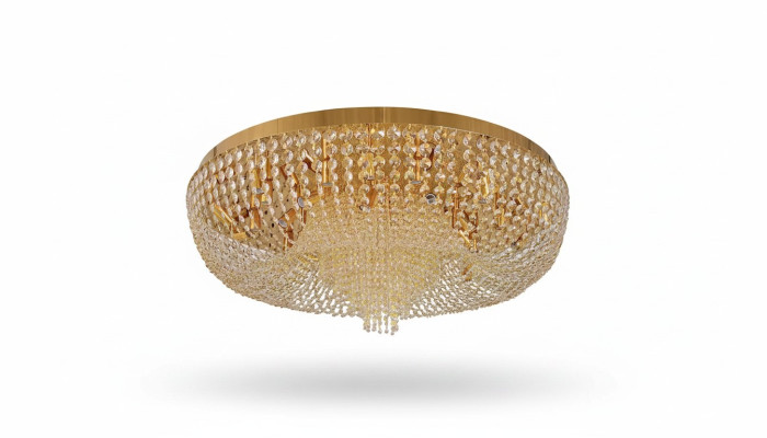 Chandelier Ceiling Light Luxury Gold Ceiling Lamp Crystal Art