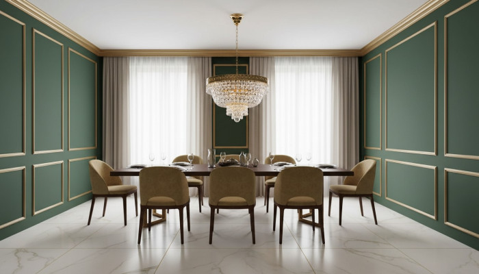 Chandelier Ceiling Light Luxury Gold Ceiling Lamp Crystal Style