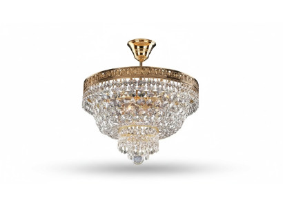 Chandelier Ceiling Light Luxury Gold Ceiling Lamp Crystal Style