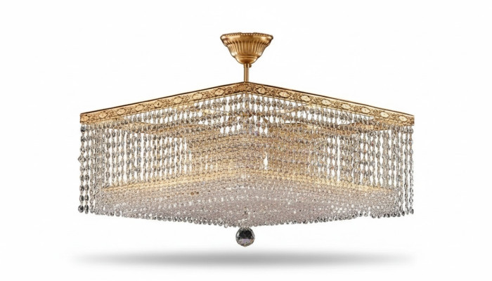 Luxury chandelier ceiling light gold crystal art chandelier ceiling lamp