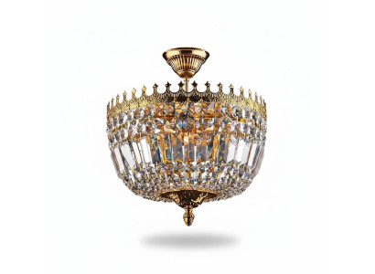 Chandelier Ceiling Light Luxury Gold Ceiling Lamp Crystal Art