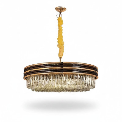 Round light lamp ceiling chandelier gold chandelier ceiling lamp crystal chandelier