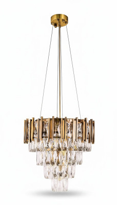 Chandelier Ceiling Light Luxury Gold Ceiling Lamp Crystal Chandelier