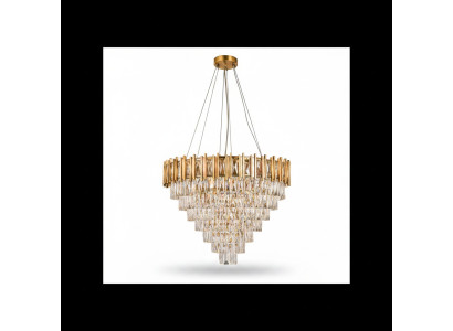 Luster Chandelier Ceiling Light Luxury Gold Ceiling Lamp Crystal