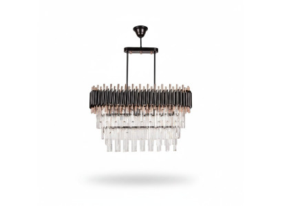 Chandelier Ceiling Light Luxury Gray Ceiling Lamp Crystal Chandelier