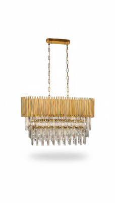 Chandelier Ceiling Light Luxury Gold Ceiling Lamp Crystal Chandelier
