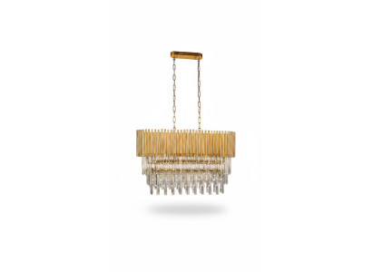 Chandelier Ceiling Light Luxury Gold Ceiling Lamp Crystal Chandelier