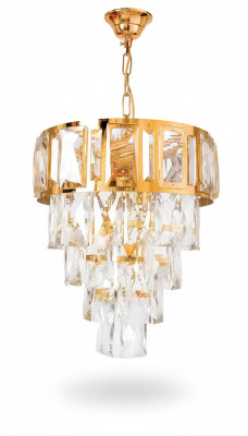 Chandelier Ceiling Light Luxury Gold Ceiling Lamp Crystal