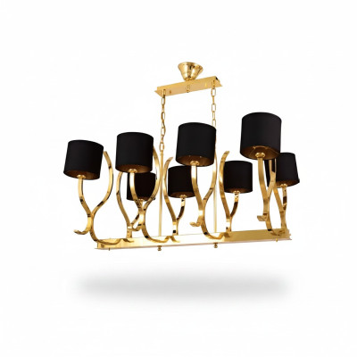 Chandelier Ceiling Light XXL Lamp Gold Ceiling Lamp Metal Chandelier